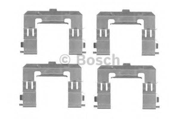 BOSCH 1987474450 Комплектуючі, колодки дискового гальма