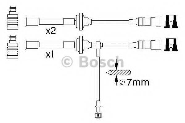 BOSCH 0356912946 Комплект дротів запалювання