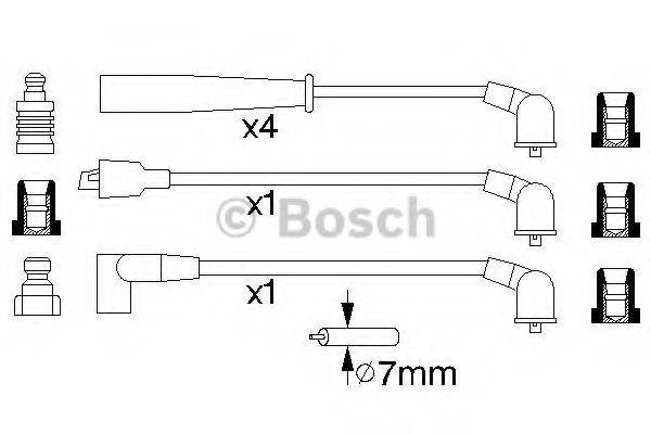 BOSCH 0986356735 Комплект дротів запалювання