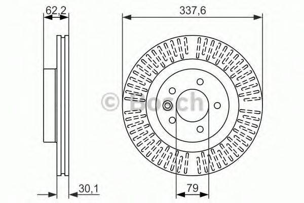 BOSCH 0986479705 гальмівний диск