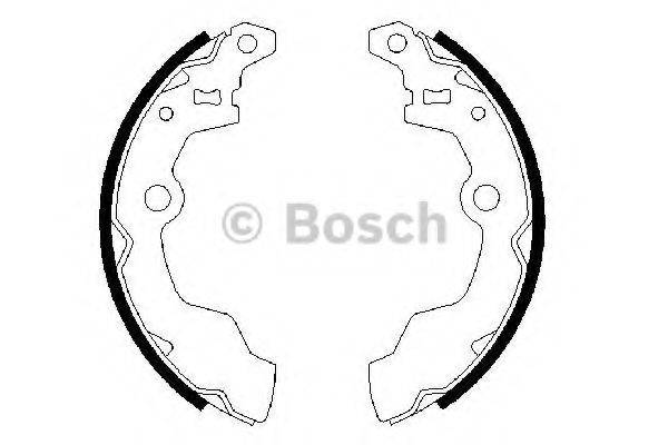 BOSCH 0986487269 Комплект гальмівних колодок