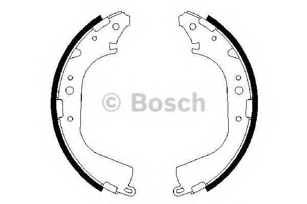 BOSCH 0986487354 Комплект гальмівних колодок