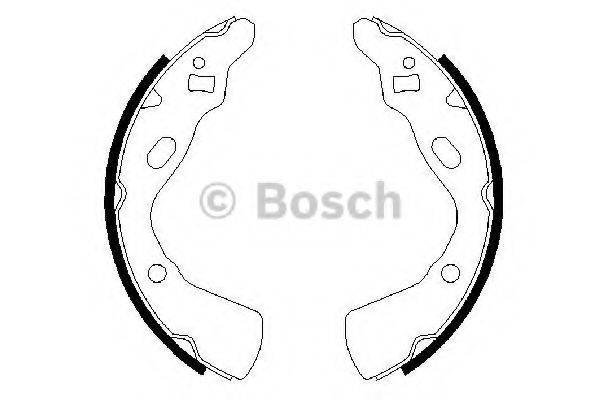 BOSCH 0986487388 Комплект гальмівних колодок