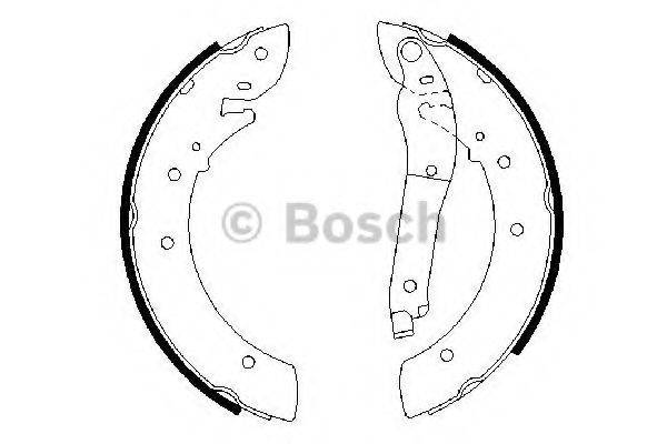 BOSCH 0986487403 Комплект гальмівних колодок