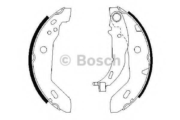 BOSCH 0986487565 Комплект гальмівних колодок