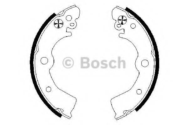 BOSCH 0986487578 Комплект гальмівних колодок