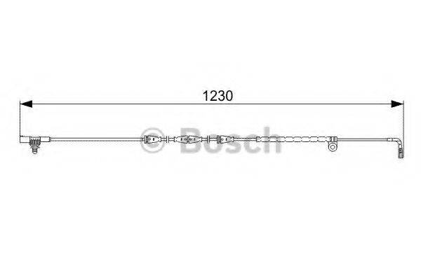 BOSCH 1987473022 Сигналізатор, знос гальмівних колодок