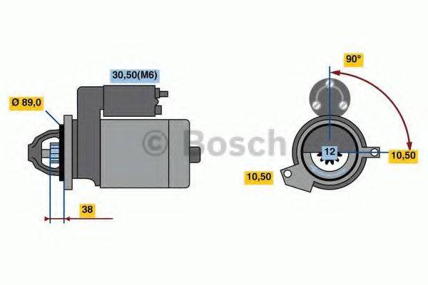 BOSCH 0001139023 Стартер