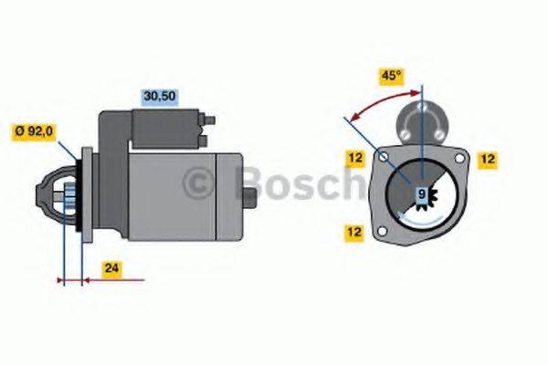 BOSCH 0001218768 Стартер