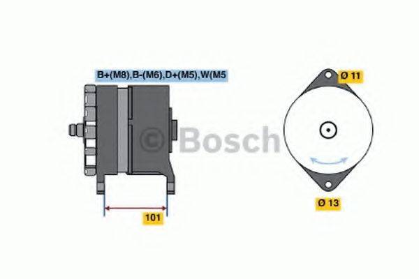 BOSCH 0120469033 Генератор