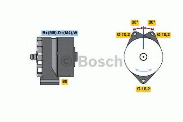 BOSCH 0120469562 Генератор