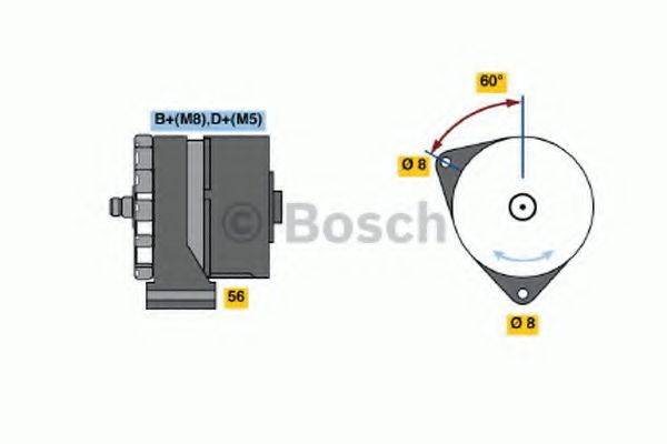 BOSCH 0120469782 Генератор