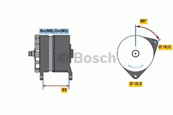 BOSCH 0120469845 Генератор