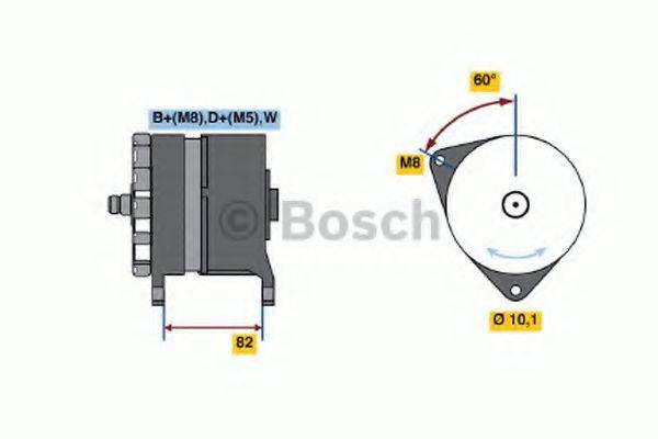 BOSCH 0120469908 Генератор