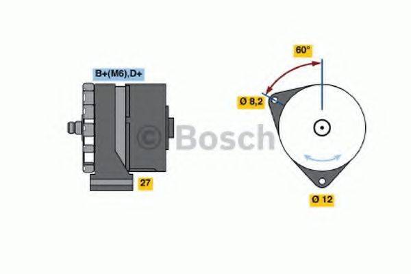 BOSCH 0120488102 Генератор