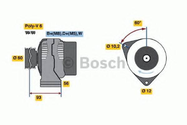 BOSCH 0123320011 Генератор