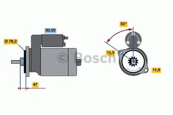 BOSCH 0986010470 Стартер