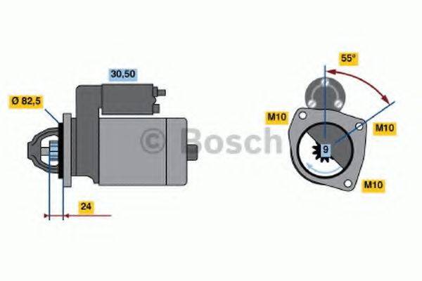 BOSCH 0986013230 Стартер