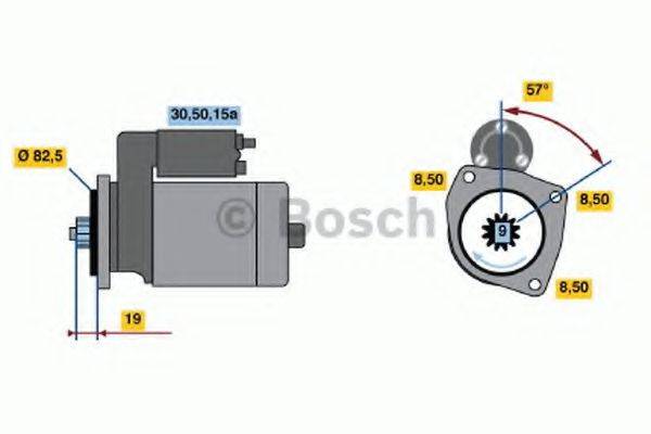 BOSCH 0986013380 Стартер