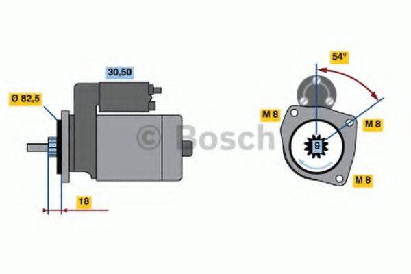 BOSCH 0986014580 Стартер