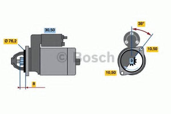 BOSCH 0986014610 Стартер