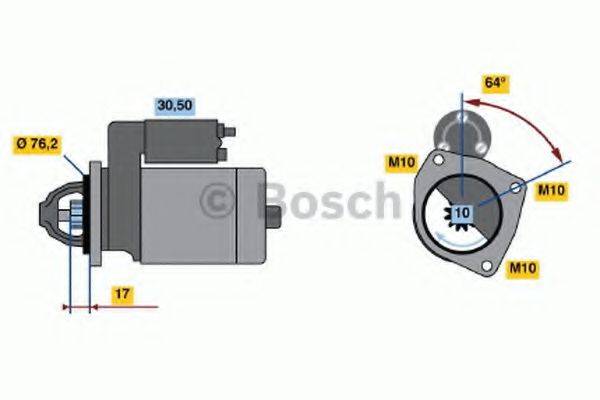 BOSCH 0986015260 Стартер