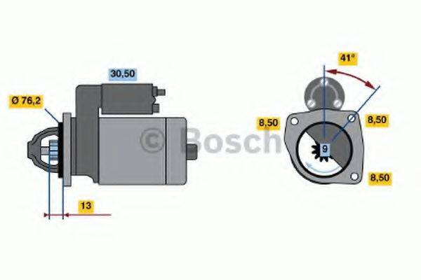 BOSCH 0986015600 Стартер