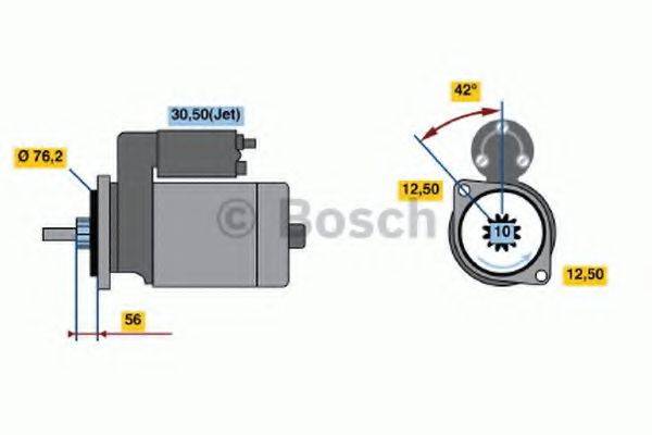 BOSCH 0986016300 Стартер