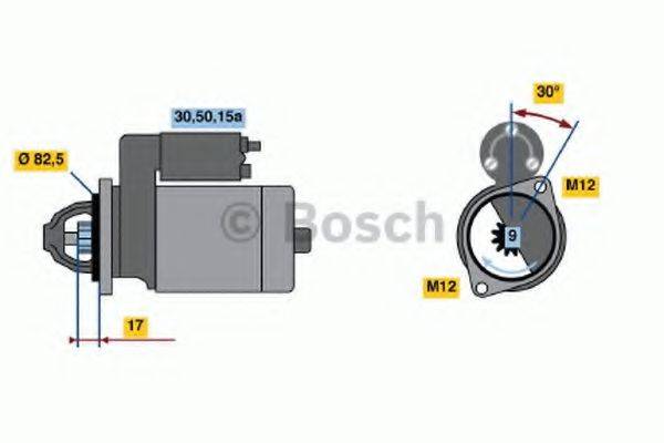 BOSCH 0986016330 Стартер