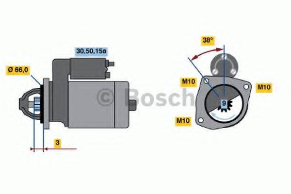 BOSCH 0986016600 Стартер