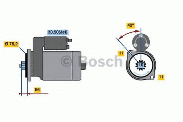 BOSCH 0986016980 Стартер