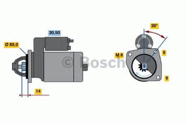 BOSCH 0986017030 Стартер