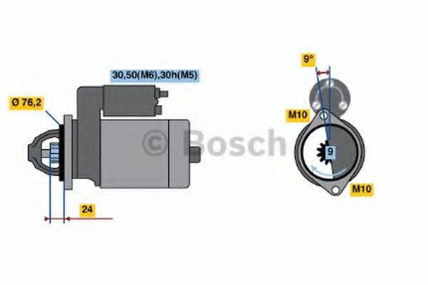 BOSCH 0986017170 Стартер