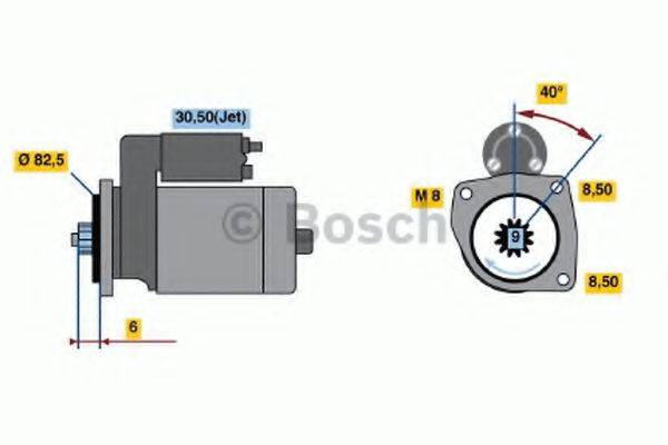 BOSCH 0986017940 Стартер