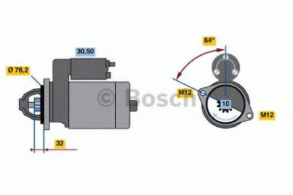 BOSCH 0986018020 Стартер