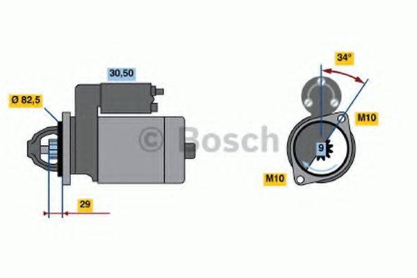 BOSCH 0986018850 Стартер