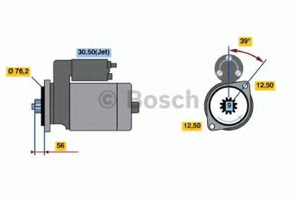 BOSCH 0986019550 Стартер