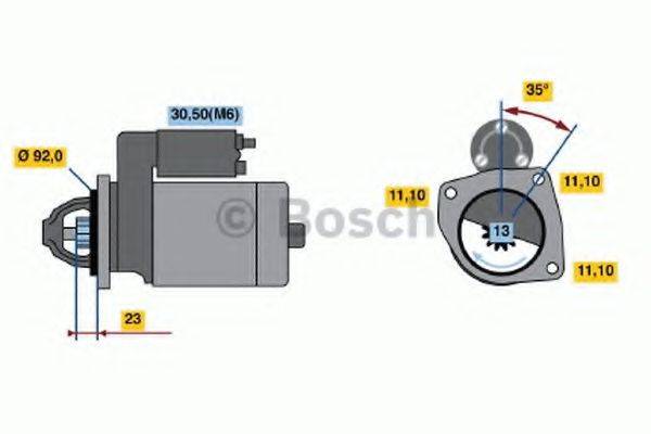 BOSCH 0986020181 Стартер