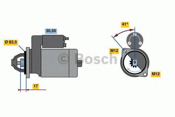 BOSCH 0986021210 Стартер