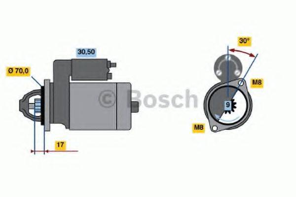 BOSCH 0986022151 Стартер