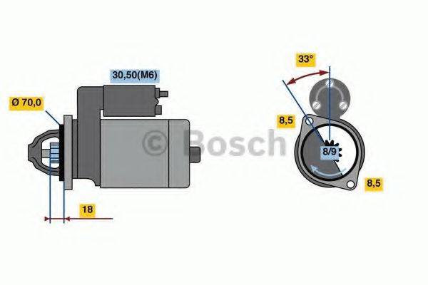 BOSCH 0986022900 Стартер