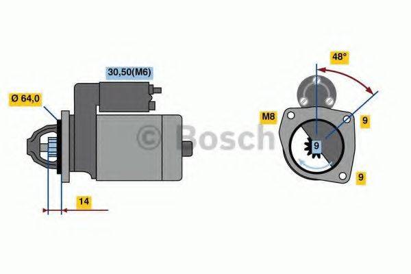 BOSCH 0986024020 Стартер