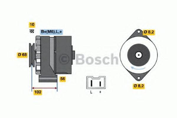 BOSCH 0986032740 Генератор