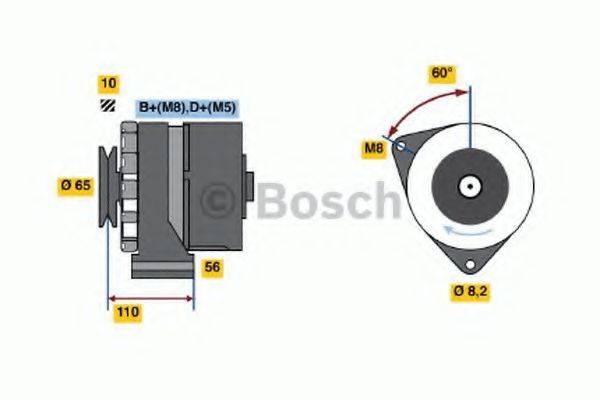 BOSCH 0986033160 Генератор