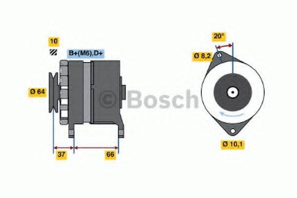 BOSCH 0986033970 Генератор