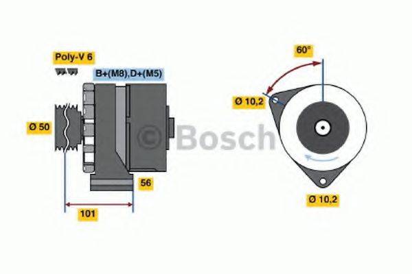 BOSCH 0120469947 Генератор