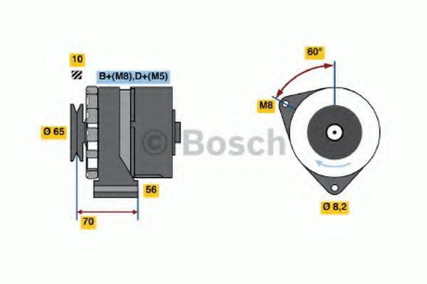 BOSCH 0986034130 Генератор