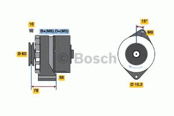 BOSCH 0986034520 Генератор