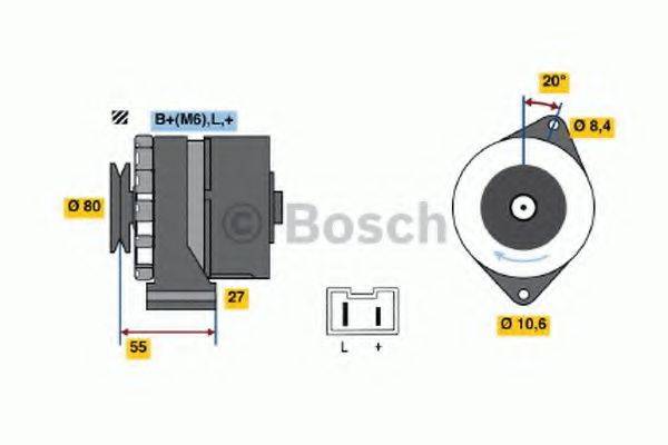 BOSCH 0986034761 Генератор