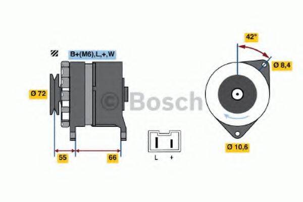 BOSCH 0986036711 Генератор